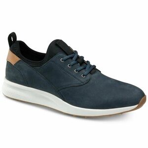 NWOT Johnston & Murphy Keating Sneaker Navy Blue Suede Leather Neoprene Size 12